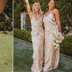 Show me your mumu ruffle dress